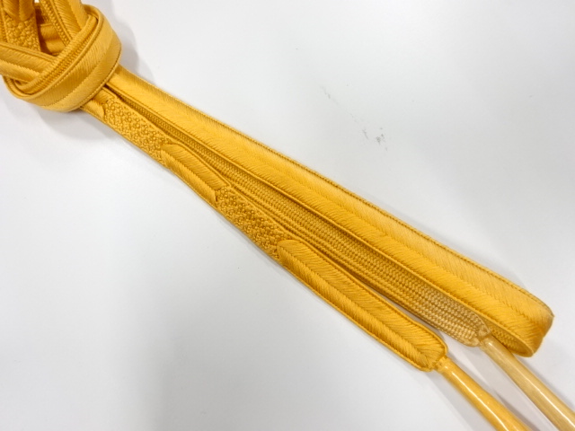 未使用品　正絹　手組帯締め